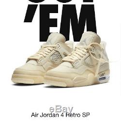 Brand New Off White X 'voile' Air Jordan Taille 10 Hommes Air Jordan Retro 4