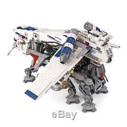 Brand New Star Wars Republic Dropship 10195 At-ot Walker 1788pcs Pour Lego 7d Dhl