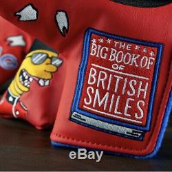 British Smiles Swag Putter Cover, Édition Limitée, Nouveau. Envoyer Dès Que Possible