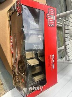 C2001 Hasbro G.I. JOE Willy's Jeep Édition Limitée Jouet NEUF sous scellé