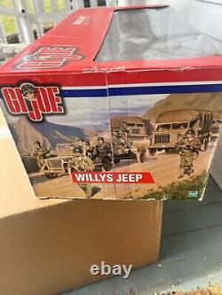 C2001 Hasbro G.I. JOE Willy's Jeep Édition Limitée Jouet NEUF sous scellé