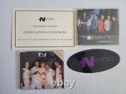COLLECTION DE SINGLES NSYNC ÉDITION LIMITÉE EN BOÎTE AVEC T-SHIRT, CD, PORTE-CLÉS NEUF
