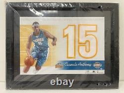 Carmelo Anthony Jersey Framed Numbers Art Brand New Limited Edition #77/100