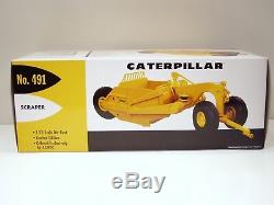 Caterpillar 491 Scraper 1/25 First Gear # 49-0175 Tout Neuf