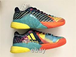 Chaussures de tennis Adidas Barricade pour hommes 7.5 POP ART 2017 Édition limitée TOUT NEUF