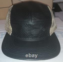 DEADSTOCK ÉDITION LIMITÉE NEUF Casquette en cuir serpent Nike Kobe Bryant Mamba