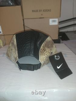 DEADSTOCK ÉDITION LIMITÉE NEUF Casquette en cuir serpent Nike Kobe Bryant Mamba