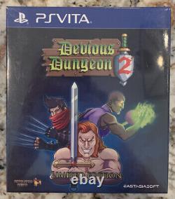 Devious Dungeon 2 Playasia Limited Edition Collector Ps Vita Brand New Sealed