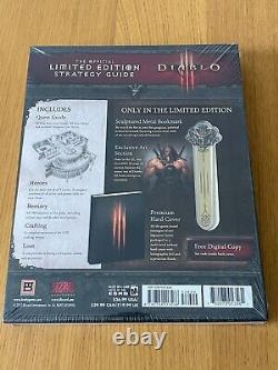 Diablo III 3 Edition Limitée Hardover Stategy Guide Neuf, Scellé