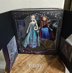 Disney FROZEN Ensemble de poupées de collection Anna et Elsa Édition limitée Tout neuf
