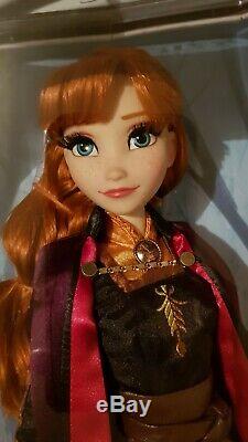 Disney Store Frozen 2 Limited Edition Anna Doll 17 Brand New Parfait État