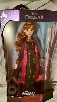 Disney Store Frozen 2 Limited Edition Anna Doll 17 Brand New Parfait État