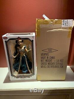 Disney Store Limited Edition Aladdin Jasmine Doll Marque Nouveau Dans La Boîte Le 5000 Fedex