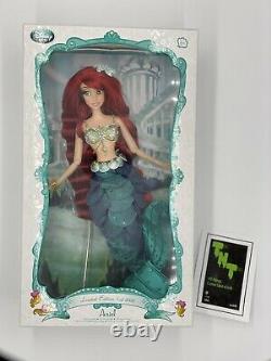 Disney Store Little Sirmaid Ariel Limited Edition Doll 17 Brand New, Untouched