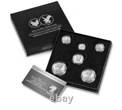 Edition Limitée 2021 Silver Proof Set American Eagle Collection Brand New