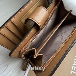 Édition limitée NOUVEAU PORTFEUILLE PLIANT MICHAEL KORS BICOLOR PORTFEUILLE BI-FOLD