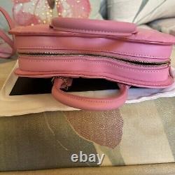 Édition limitée Tout neuf Sac Coach BOW Vivid Pink Runaway Tote Crossbody Bag