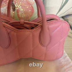 Édition limitée Tout neuf Sac Coach BOW Vivid Pink Runaway Tote Crossbody Bag