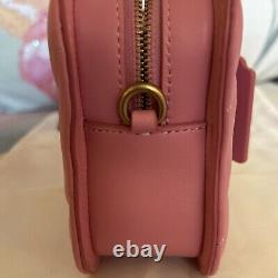 Édition limitée Tout neuf Sac Coach BOW Vivid Pink Runaway Tote Crossbody Bag