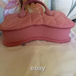 Édition limitée Tout neuf Sac Coach BOW Vivid Pink Runaway Tote Crossbody Bag