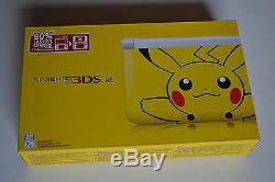 Ensemble Pokemon Pikachu Nintendo 3ds XL Limited Edition Tout Neuf Scellé En Usine