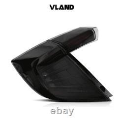 Feux arrière LED VLAND pour Honda Civic Hatchback 10e génération avec séquentiel 2016-2021