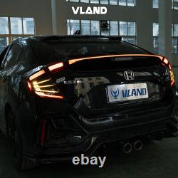 Feux arrière LED VLAND pour Honda Civic Hatchback 10e génération avec séquentiel 2016-2021