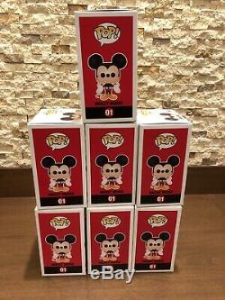 Funko Pop! Mickey Mouse Édition Limitée Funko Shop Exclusive Set Of 7 Brand New