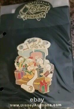 Groupe de Noël Disney Donald Duck Christmas Jumbo Pin Édition Limitée de 100 Tout Neuf