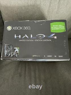 Halo 4 Édition Limitée Microsoft Xbox 360 S Console 320 Go Bleu Seled Brand Nouveau