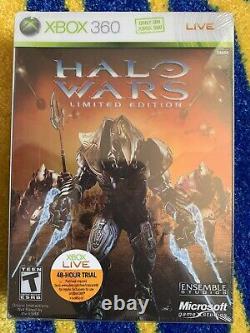 Halo Wars Limited Edition Xbox 360 Première Impression Ne Pas Vendre Avant Brand Nouveau