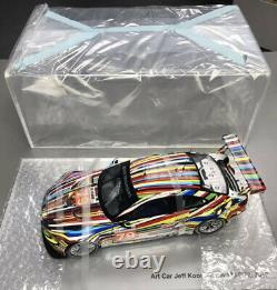 Jeff Koons Bmw Art Car 118 Échelle E92 M3 Gt2 Le Mans Racer Flambant Neuf Jamais Ouvert