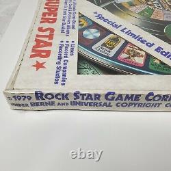 Jeu de société vintage 1979 Rock Star Game édition limitée flambant neuf et scellé