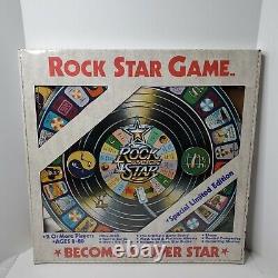 Jeu de société vintage 1979 Rock Star Game édition limitée tout neuf scellé