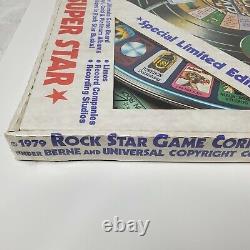 Jeu de société vintage 1979 Rock Star Game édition limitée tout neuf scellé