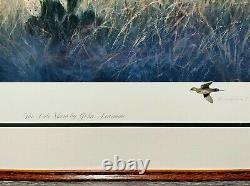 John Dearman The Late Show Remarque Dove Hunting Lithographie #1 Brand New Frame