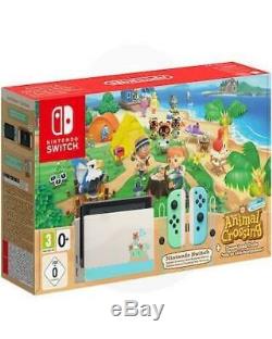 Limited Edition Nintendo Commutateur Animal Crossing Jeu Inclus Tout Neuf