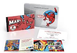 Livre de timbres de prestige des héros Marvel 2019 édition limitée NEUF MARQUE NOUVELLE
