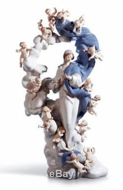 Lladro Limited Edition Immaculée Vierge # 1799 Marque Neuf Dans La Boîte Religieuse F / Sh