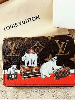 Louis Vuitton Monogram Victorine Limited Edition Polar Bear Wallet Marque Nouveau