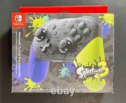 Manette Pro Nintendo Switch Édition Limitée Splatoon 3 Neuve, NTSC