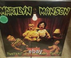 Marilyn Manson-portrait D’une Famille Américaine-dark Green Vinyl-brand Nouveau