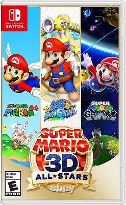 Marque Scellée Nouveau Super Mario 3d Allstars Physical Copy Sortie Limitée