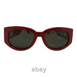 Marque de lunettes de soleil LINDA FARROW Édition Limitée Mod JANE Rouge Super Original