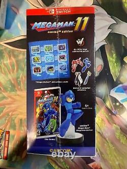 Mega Man 11 Amiibo Édition Collector Limitée Neuf Scellé Rare (Switch)