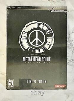 Metal Gear Solid Peace Walker Limited Edition Psp 2010 Nouvelle Marque Scellée