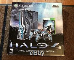 Microsoft Console Xbox 360 S Halo 4 Édition Limitée, 320 Go, Bleu, Neuf Scellé