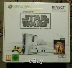 Microsoft Xbox 360 Limited Edition Kinect Star Wars Console 320gb Marque Nouveau Mib
