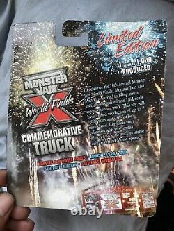 Monster Jam World Finals X Limited Edition 1/1000 Flambant Neuf Ouvert Légèrement