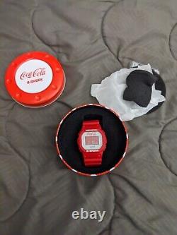 Montre Casio G-Shock Coca Cola Rouge Blanc Édition Limitée Neuve dans sa Boîte